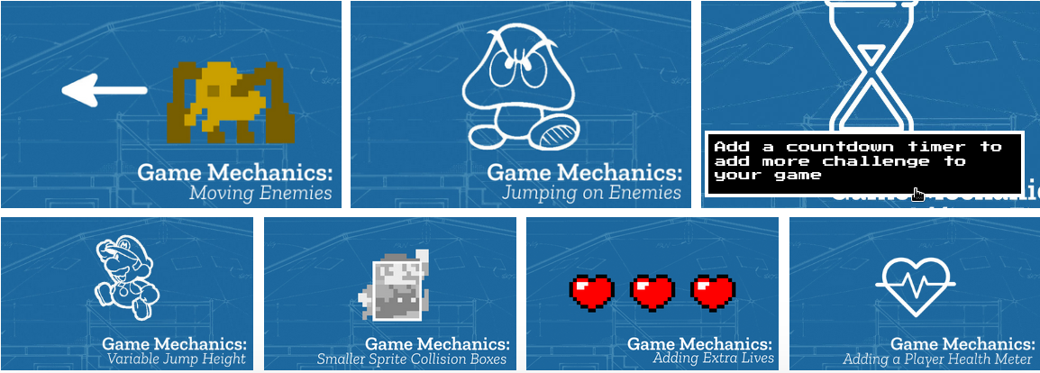 Figure 5.patterns: a screenshot of the hub of GDPs pointing to code snippets and instructional chapters